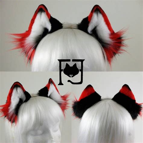 costume wolf ears and tail|More.